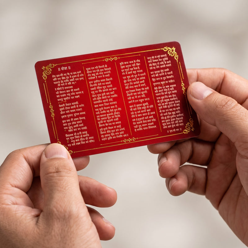 Hanuman Chalisa Pocket Card (Pack of 2)